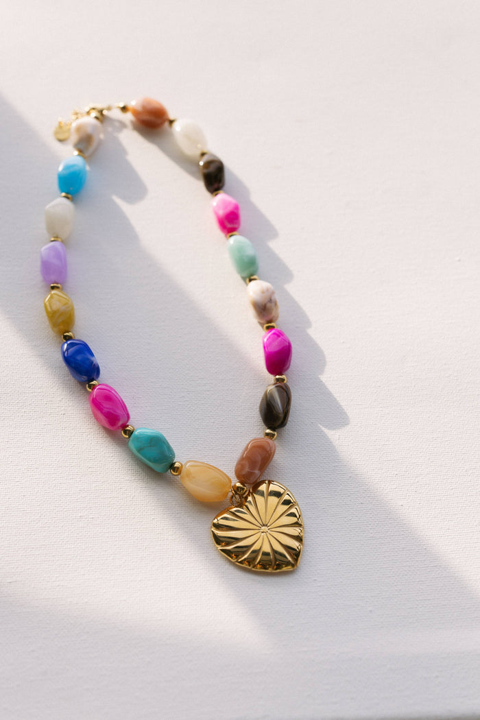 Color Lover Heart Necklace- Beljoy