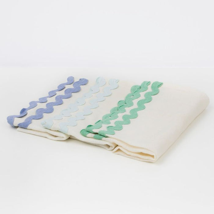 Colourful Ricrac Fabric Napkins