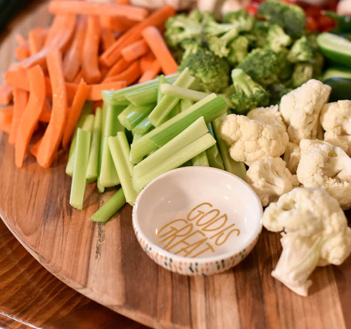 Coton Colors God is Great Dipping Bowl-Dusk