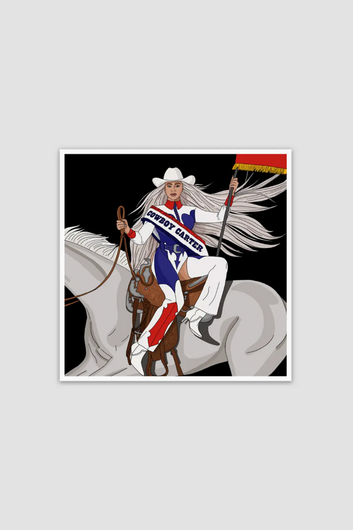 Cowboy B Sticker
