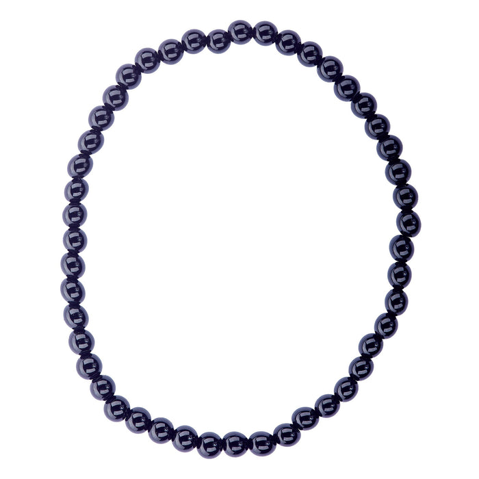 Crystal Bracelet - 4mm Obsidian