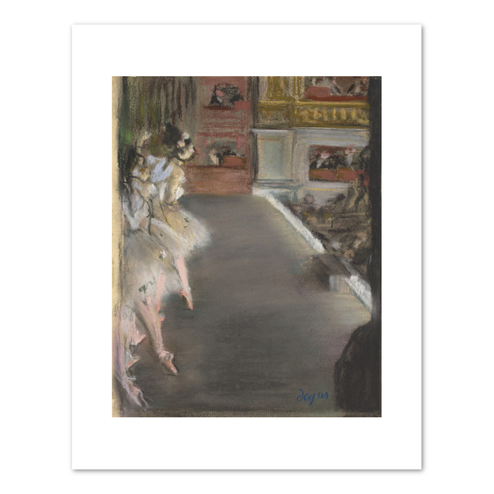 Edgar Degas, Dancers at the Old Opera House,  c. 1877, Fine Art Prints in various sizes by Museums.Co