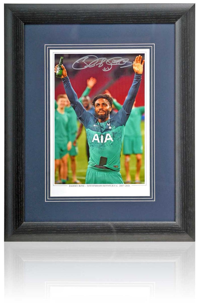 Danny Rose Tottenham Hotspur Hand Signed Photograph 15x19" Framed