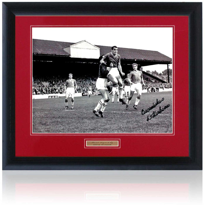 Dave Hickson Liverpool Icon Hand Signed Photograph 23x19" Framed