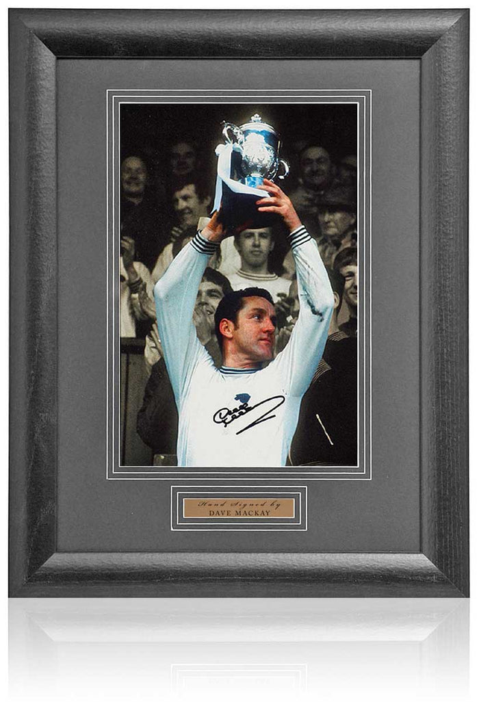 Dave Mackay Derby County Signed 1968 Second Division Photograph 15x19in Framed