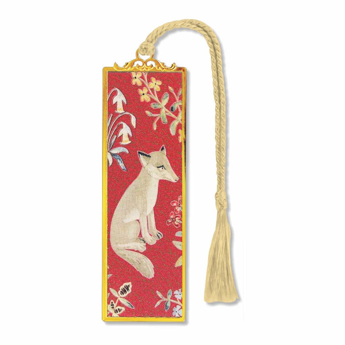 David Howell and Company - Medieval Fox Metal Bookmark, MADE in USA