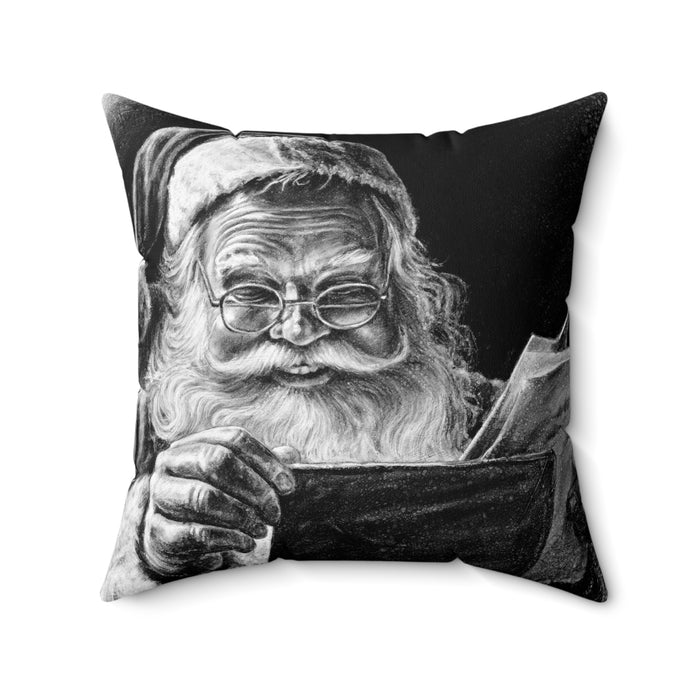 "Dear Santa" Square Pillow.