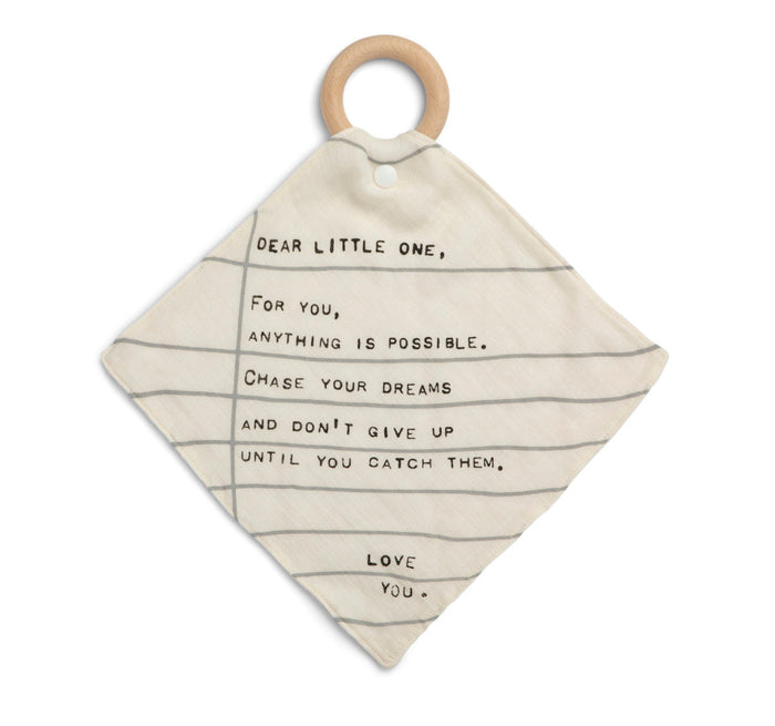 Demdaco Dear Little One Teether Blankie