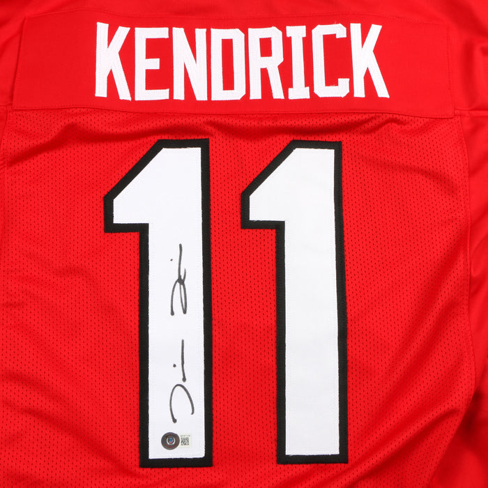 Derion Kendrick Signed Jersey Red Georgia Bulldogs LA Rams Beckett