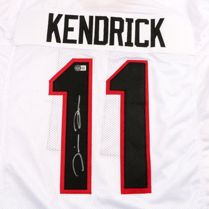 Derion Kendrick Signed Jersey White Georgia Bulldogs LA Rams Beckett