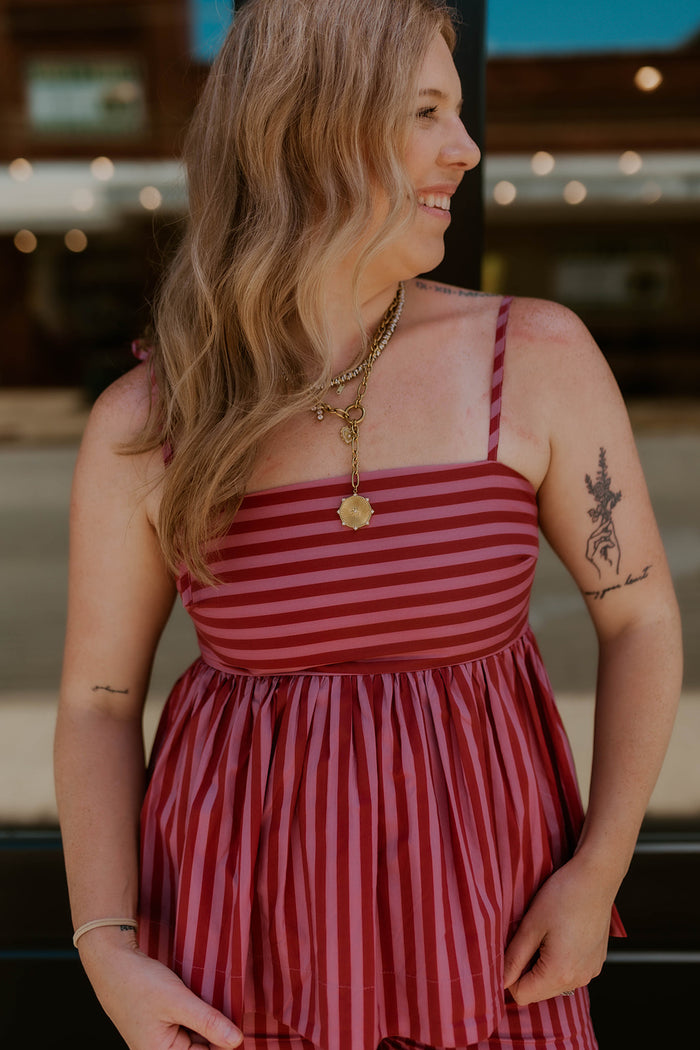 Desert Dusk Peplum Tank Top