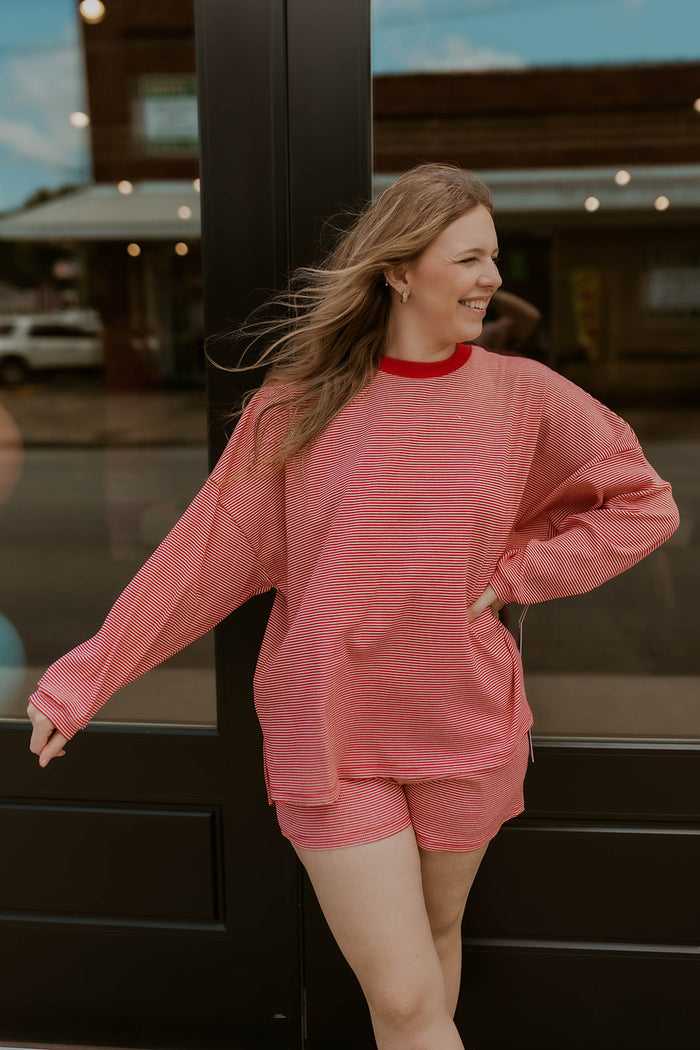Dockside Darling Oversized Top