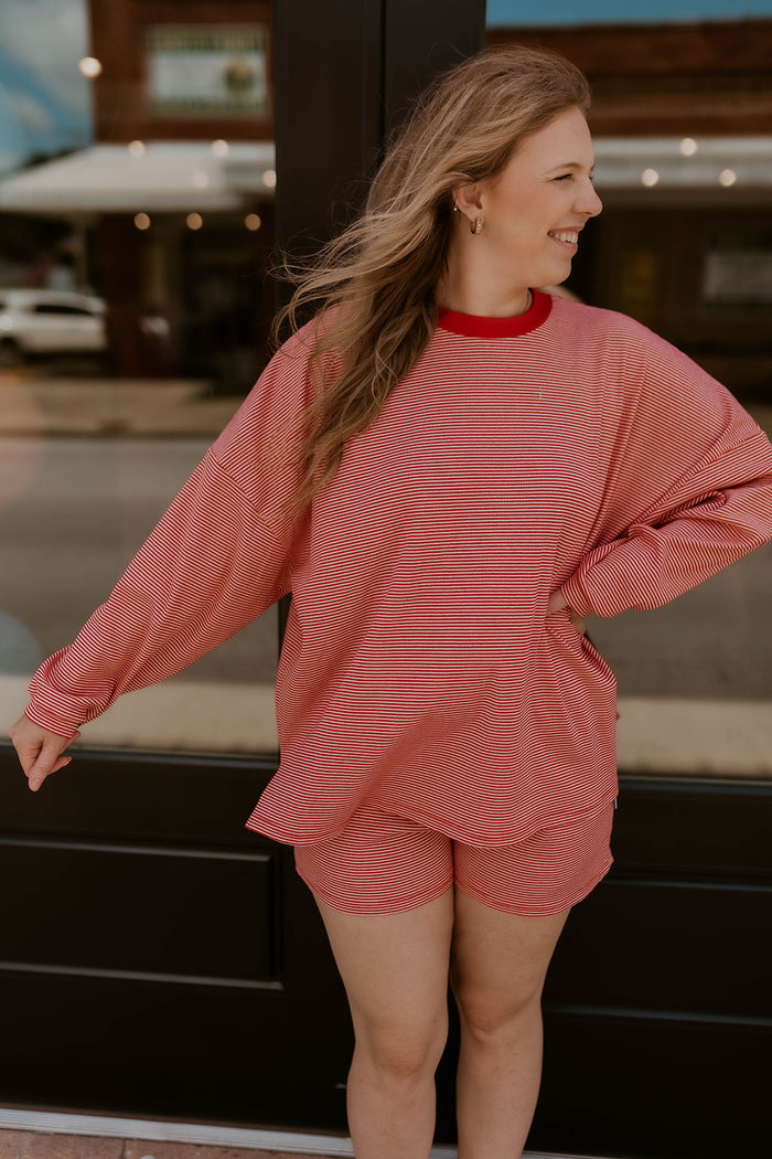Dockside Darling Oversized Top