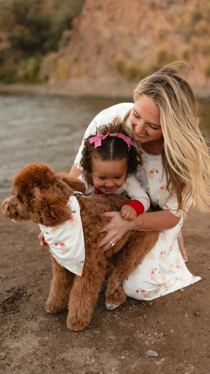 Dog Bandana in American Pup
