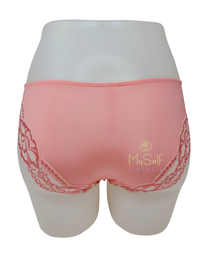 Dorina D02252L Coral Two Tone Lace Brief myselflingerie.com