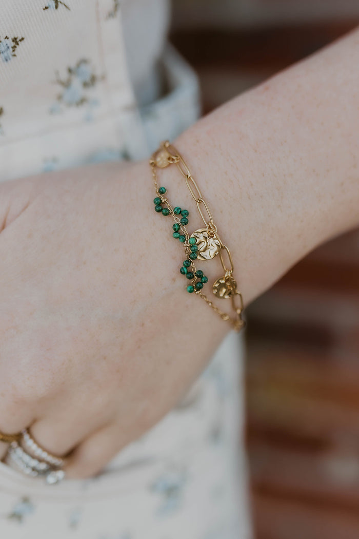 Double Layer Beaded Bracelet