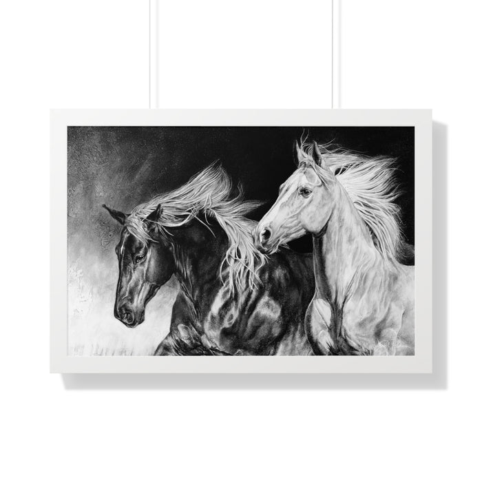 "Dynamic Duo" Framed Paper Print