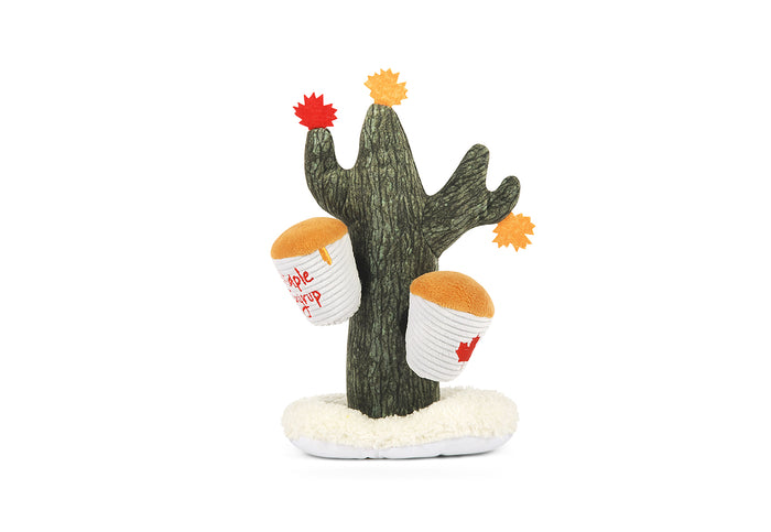 P.L.A.Y. x Earth Rated Montreal Munchies Collection - Barking Up The Maple Tree Dog Toy