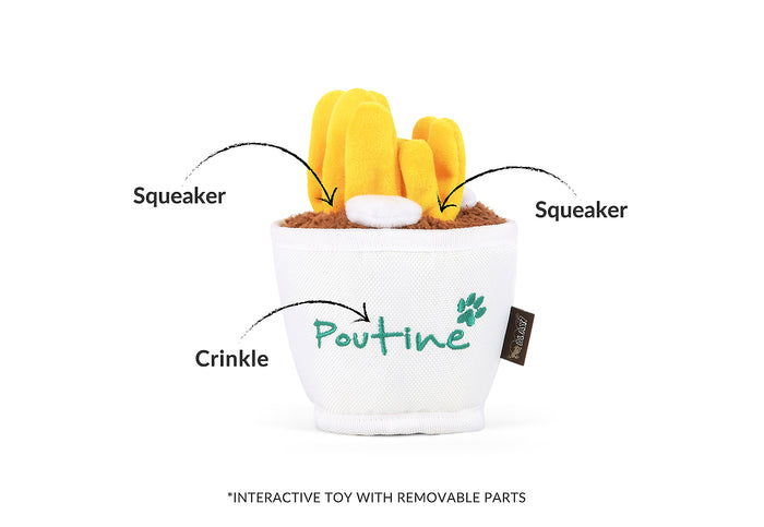 P.L.A.Y. x Earth Rated Montreal Munchies Collection - Pooch-tine Dog Toy - Features Info