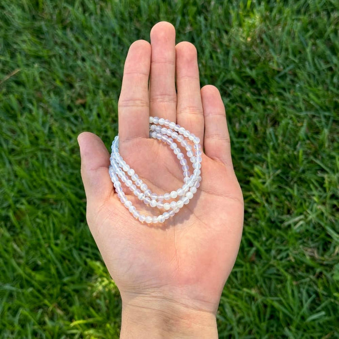 Earths Elements Wholesale - Crystal Bracelet - 4mm Opalite, pack of 5