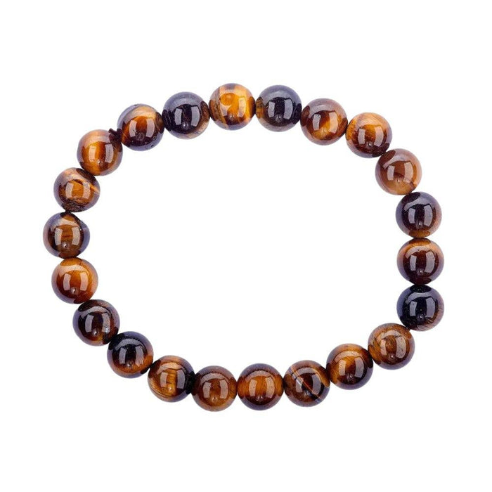 Earths Elements Wholesale - Crystal Bracelet - 8mm Tiger's Eye, pack of 5