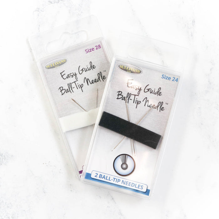 Easy Guide Ball-Tip Needles for Cross Stitch-Stitched Modern