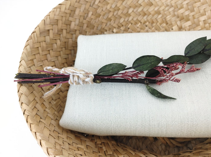 Elegant White Linen Tencel Fabric with Silver Lurex Highlights 2467