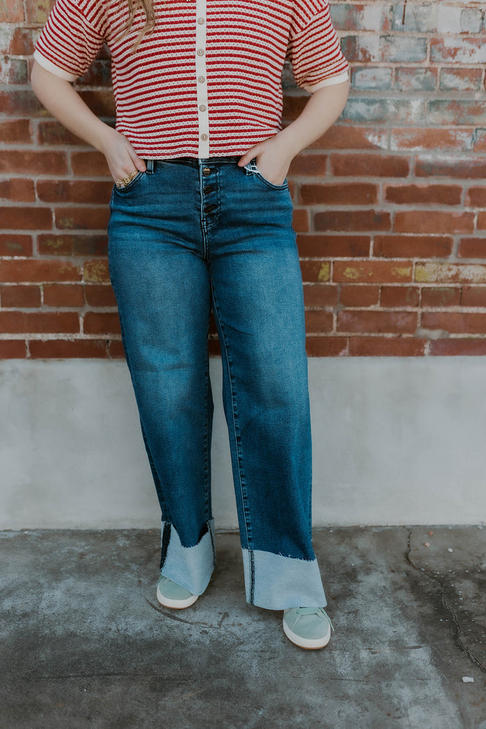 Elena High Rise Jeans- Risen