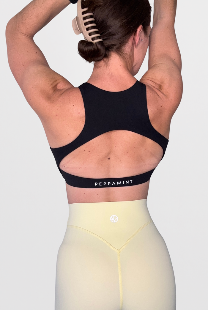 Embody High Neck Bra - Hazelnut - Size S