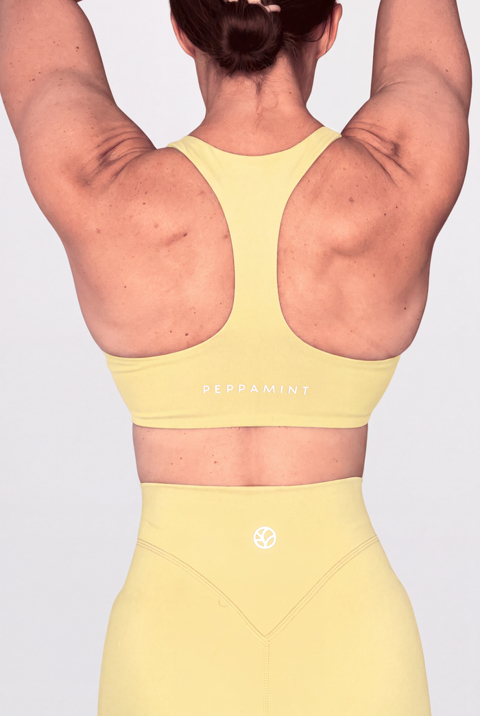 Embody Racerback Bra - Buttercup Yellow - Size S