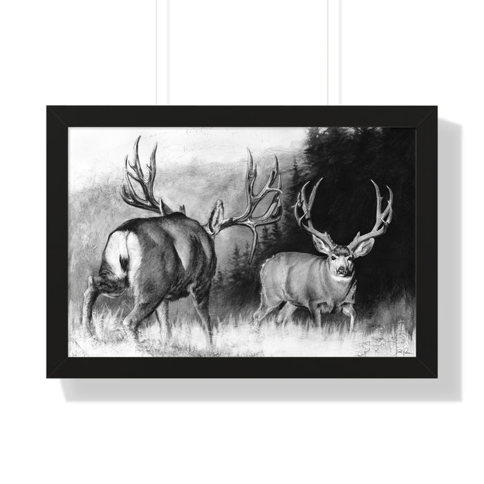 "Face Off" Framed Paper Print