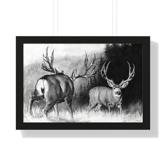 "Face Off" Framed Paper Print