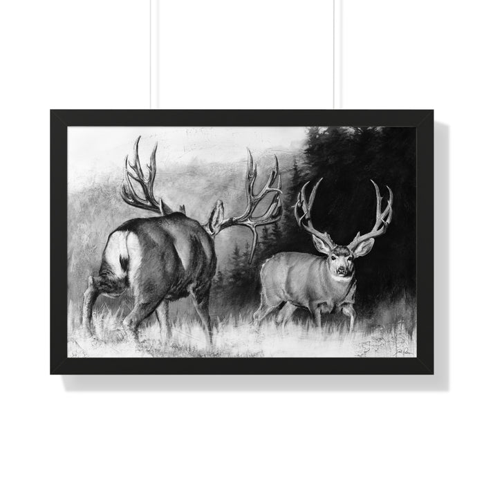 "Face Off" Framed Paper Print