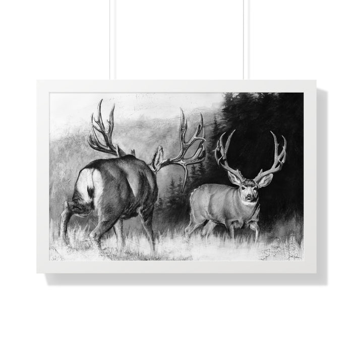 "Face Off" Framed Paper Print