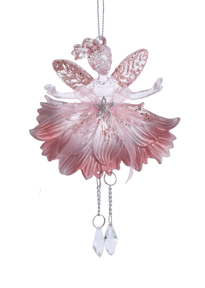 Fairy Ballerina w/ Bow Ornament (6.3")