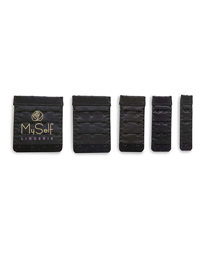 Fashion Essentials 50512 Black 3 Hook Single Extender MYSELFLINGERIE.COM