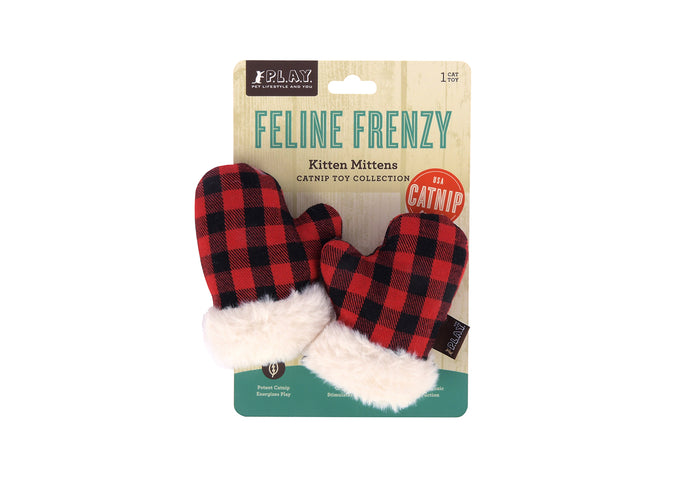P.L.A.Y. Feline Frenzy Kitten Mittens Toy Set in packaging
