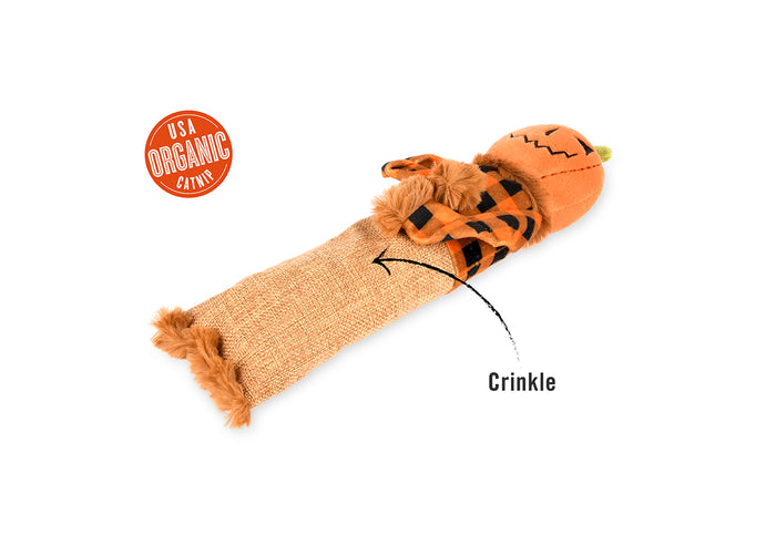 P.L.A.Y. Feline Frenzy Halloween Kicker Toy - Scaredy Crow feature image