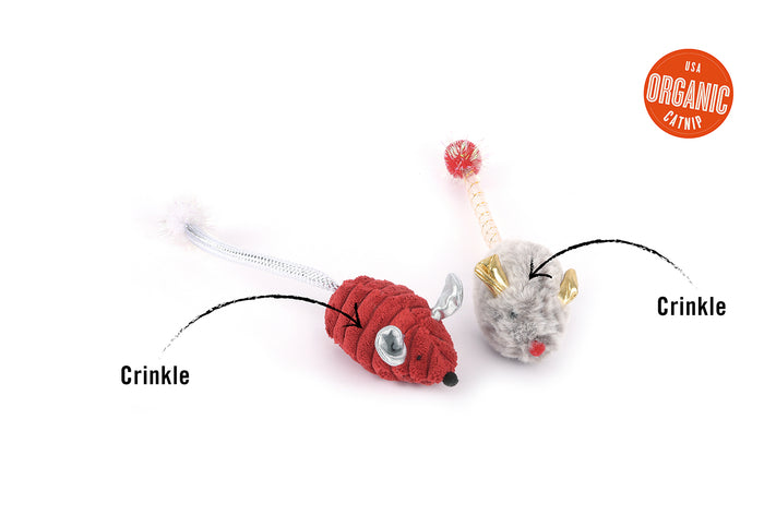 P.L.A.Y. Feline Frenzy Twice As Mice Toy Set - feature image