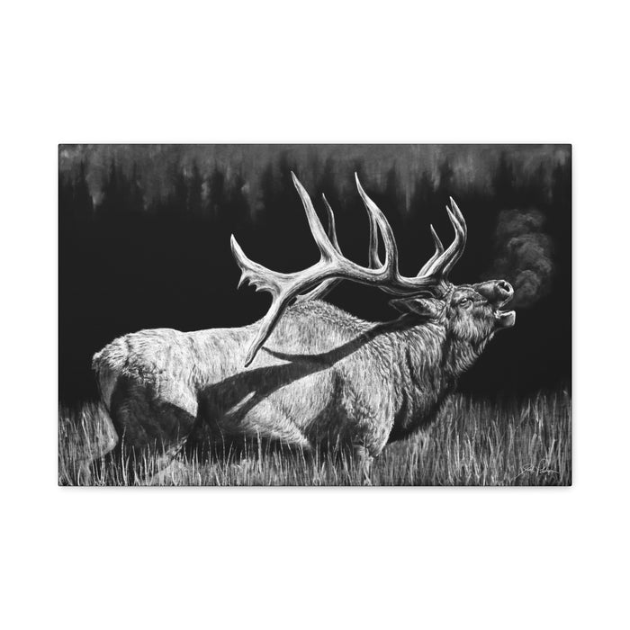 "Firebull" Stretched Canvas