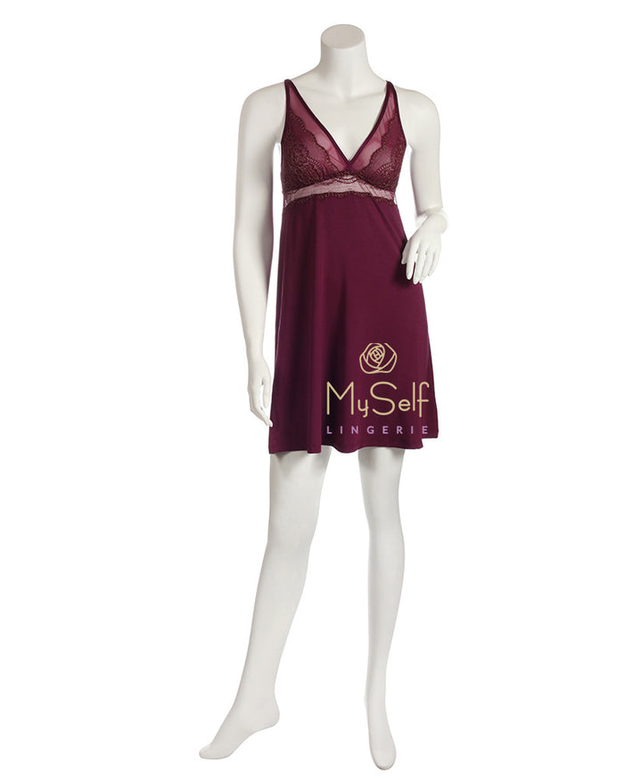Fleur't 6008 Bust Support Lace Chemise MYSELFLINGERIE.COM