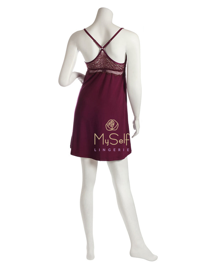 Fleur't 6008 Bust Support Lace Chemise MYSELFLINGERIE.COM