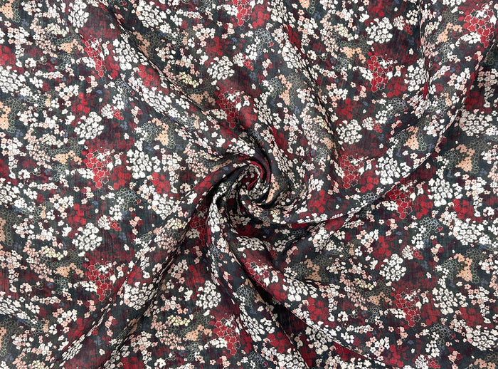 Flower Chaos – 100% Linen Fabric, Lightweight, Design by Madeline | Madswick Studio  8248