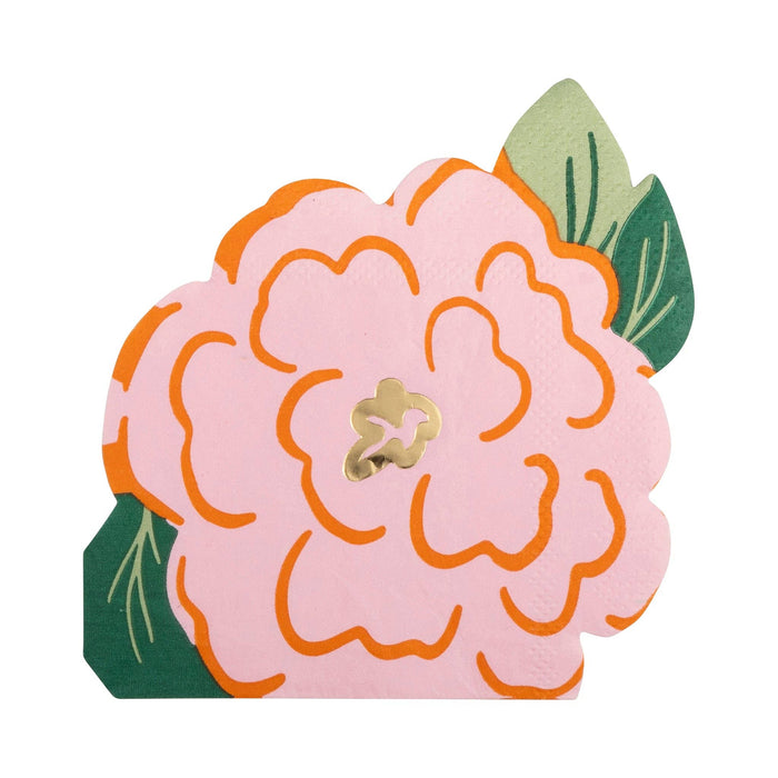 Flower Cocktail Napkin