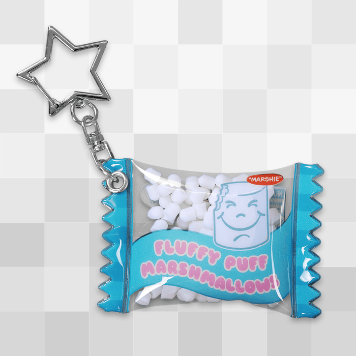 Fluffy Puff Keychain
