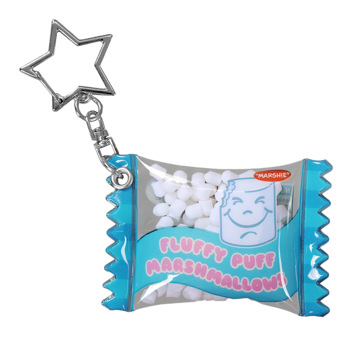 Fluffy Puff Keychain
