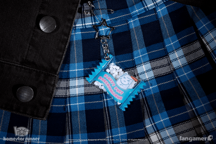 Fluffy Puff Keychain