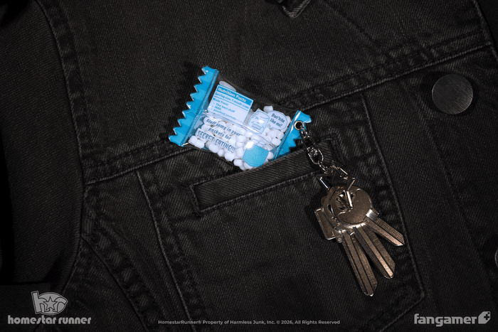 Fluffy Puff Keychain