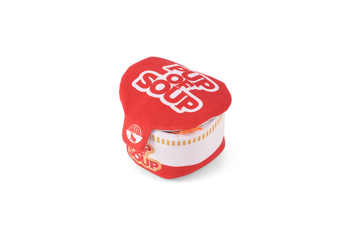 Fog City Pet x Play Pup of Soup dog toy on a white background