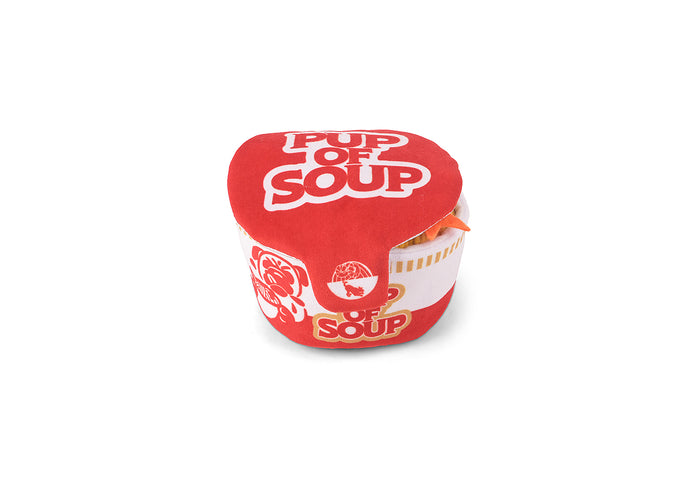 Fog City Pet x Play Pup of Soup dog toy on a white background